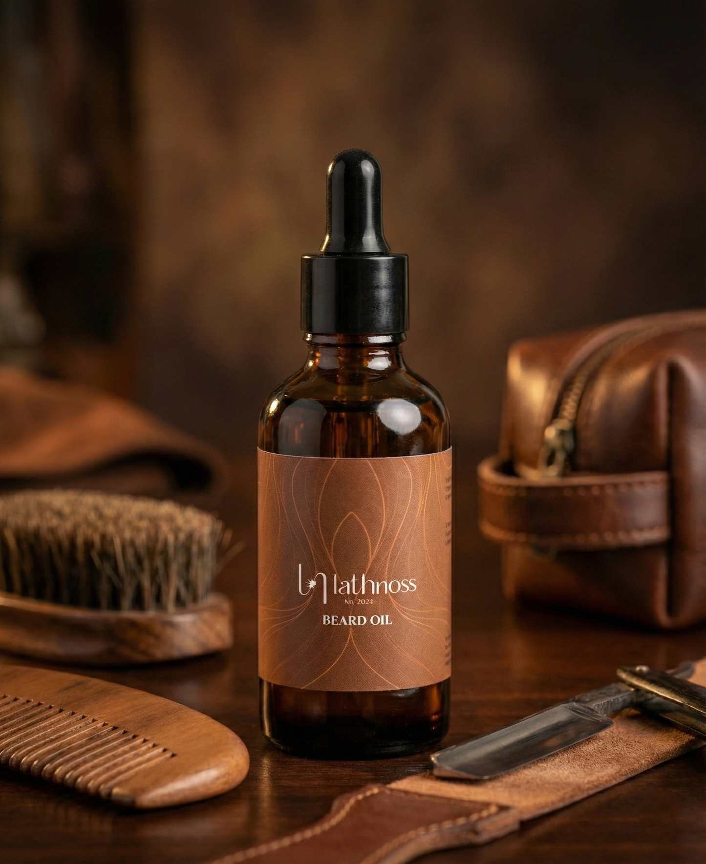 Lathnoss Beard Oil :The Growth Duo: Activate. Nourish. Grow.