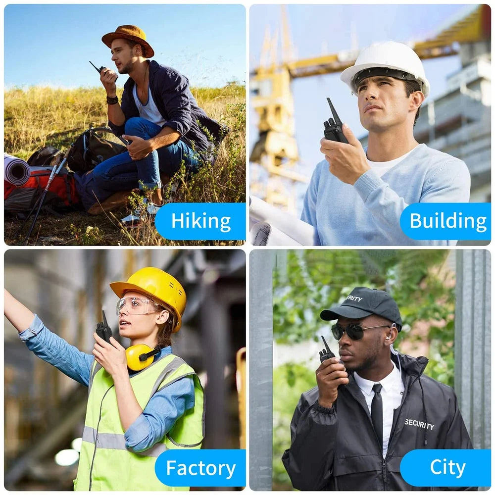 Long Range Walkie Talkie – 5KM Two-Way Radio with 16 Channels & LED Flashlight